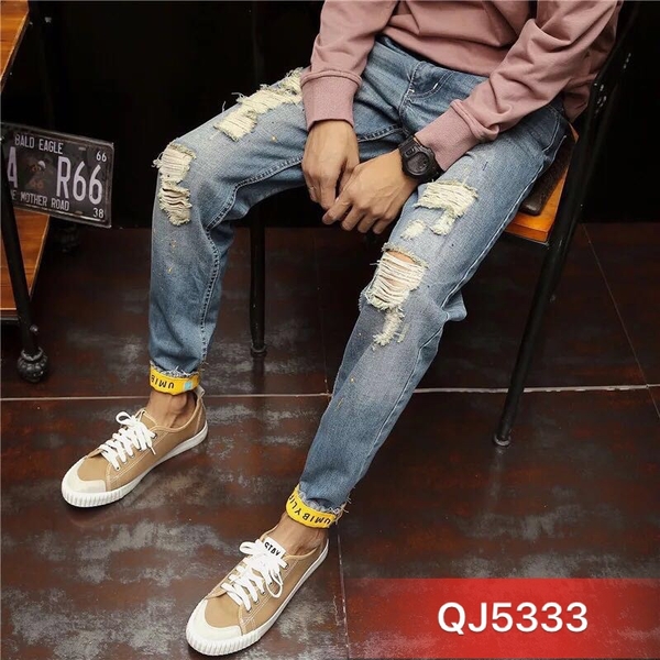 quần Jogger jean rách QJ5333