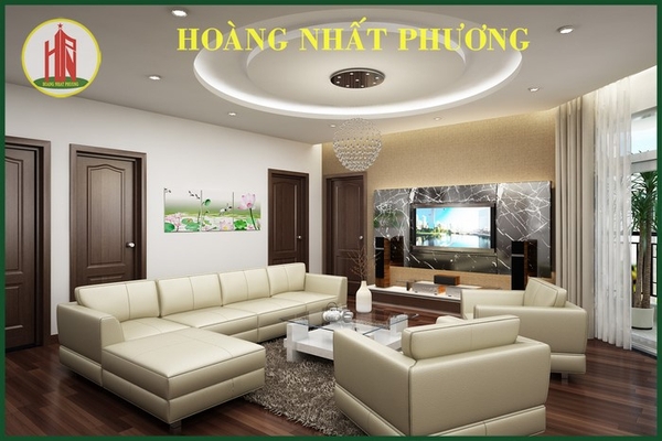 SOFA Bọc Simili Kem