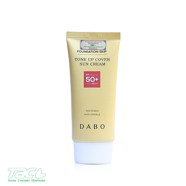 Kem Chống Nắng Trang Điểm, Lót Nền, Che Khuyết Điểm, Dưỡng Trắng - DABO Foudation Skip Tone Up Cover SunCream 50ml