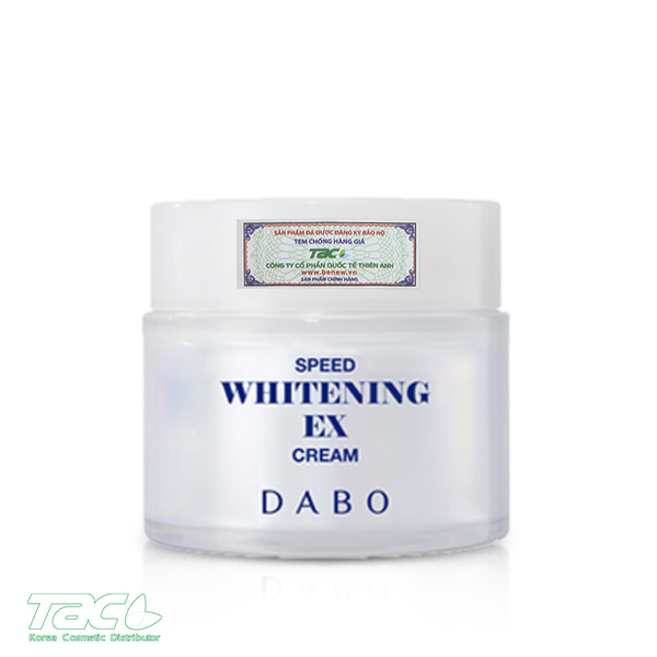 Kem dưỡng trắng da nhanh, làm mờ vết hắc tố đen, ngừa nám Dabo Speed Whitening Ex Cream