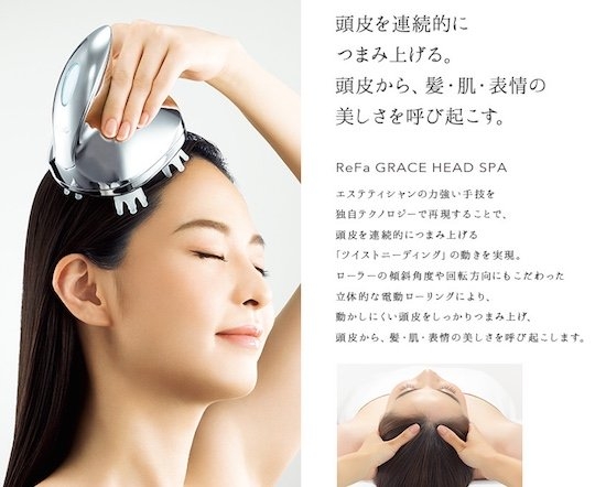 Máy massage đầu Refa Grace Head Spa, NỘI ĐỊA HÀN QUỐC