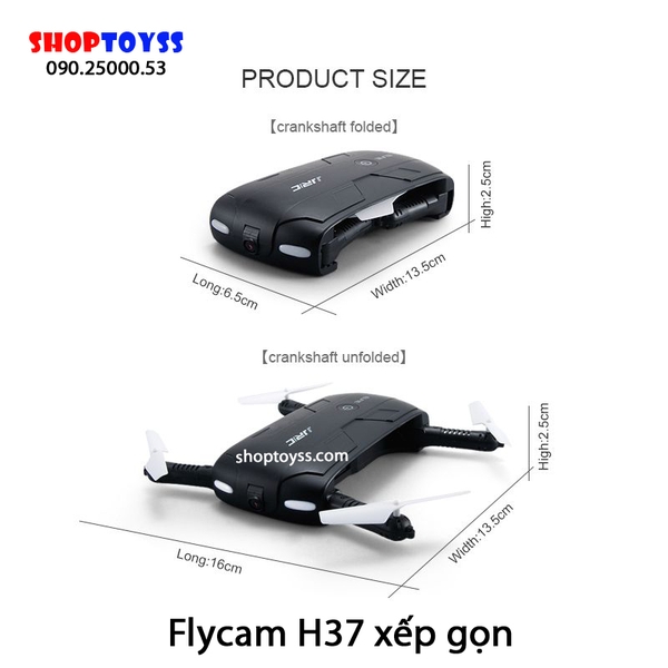 may bay flycam jjrc h37 hd 720 shoptoy
