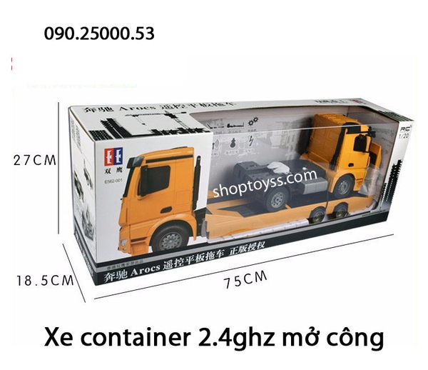 Xe công điều khiển từ xa tự tháo công 2.4ghz e562