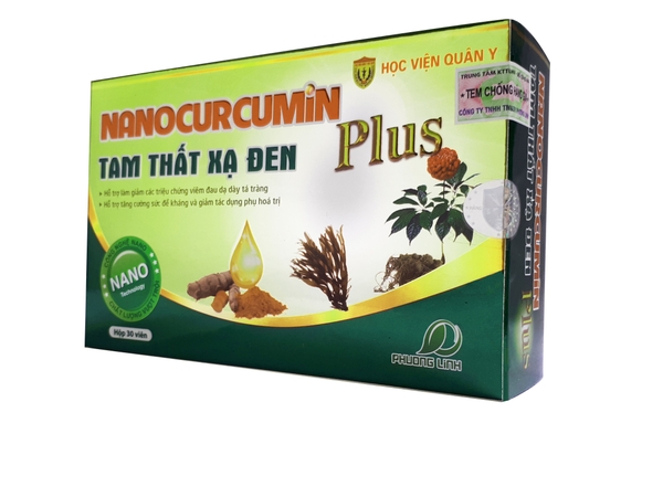 Nano curcumin - Tam thất xạ đen PLUS