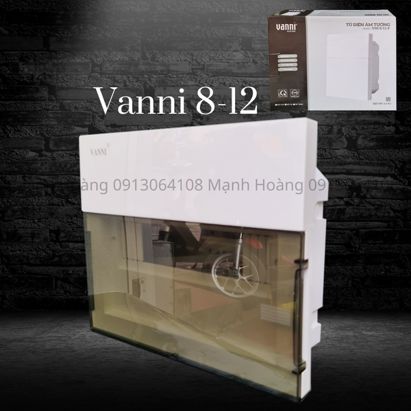 Tủ điện âm tường phẳng kính Vanni