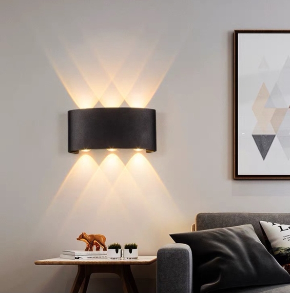 Đèn hắt tường 2 đầu 6 tia