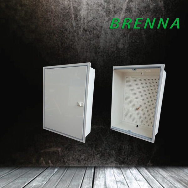 Tủ điện đáy nhựa âm tường 20x30 Brenna