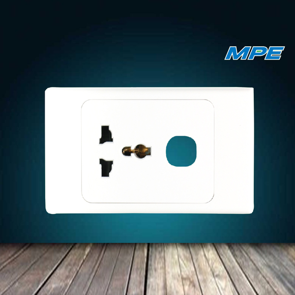 Ổ Cắm Đơn Đa Năng và 1 lỗ A20 Plus MPE
