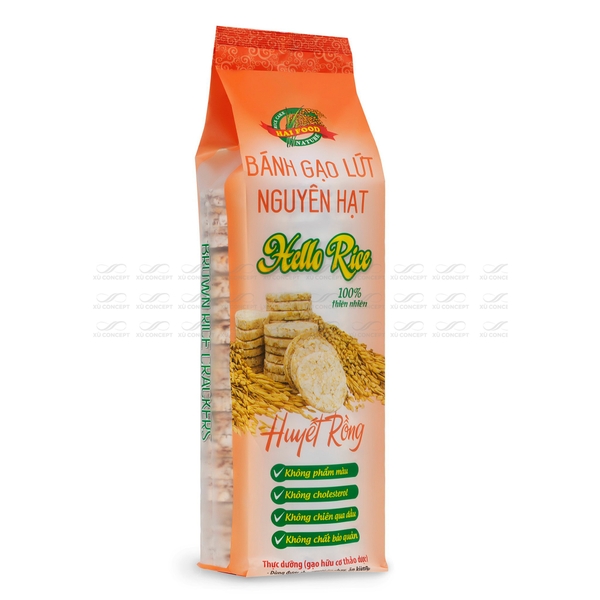 Bánh Gạo Lứt Huyết Rồng 180g