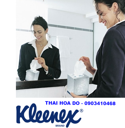 Kleenex Facial  Tissue Cubic 93000 (Giấy lụa hộp vuông)