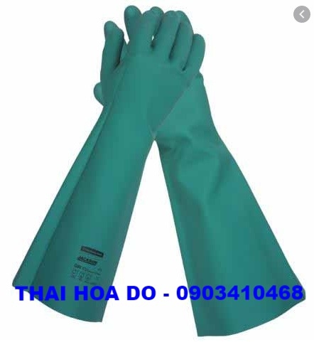 KLEENGUARD G80 Nitrile Gauntlet 25622 (găng tay Nitrile chống hóa chất chống ăn mòn cổ dài)