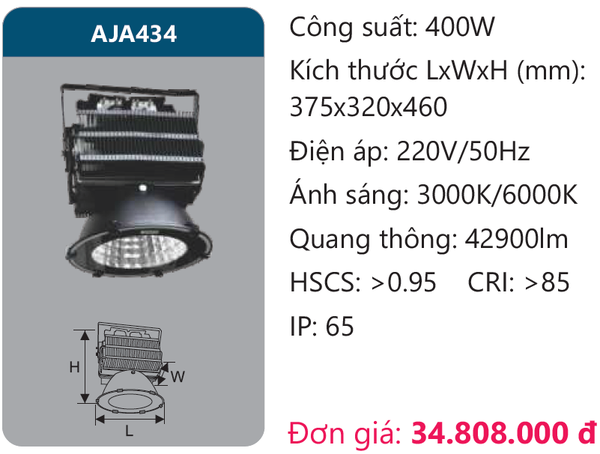 Đèn Led công nghiệp Duhal AJA434