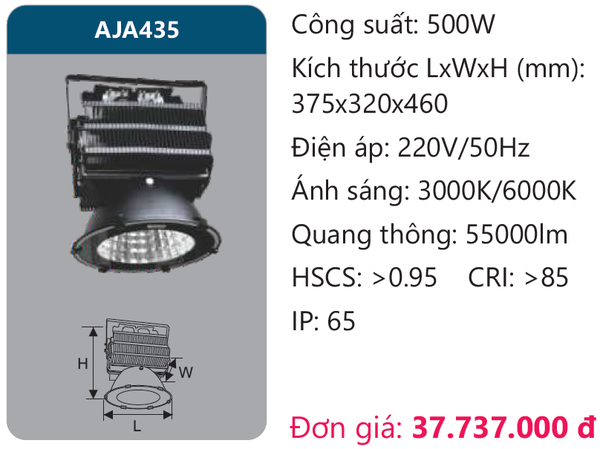 Đèn Led công nghiệp Duhal AJA435