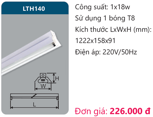 Đèn Led công nghiệp Duhal LTH140