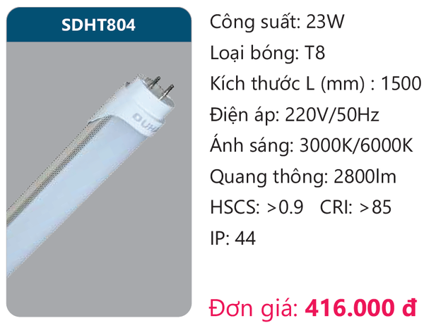 Đèn Led tuýp Duhal SDHT804