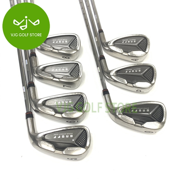 Bộ Gậy sắt Golf IRONSET ONOFF (2010) TUNGSTEN WEIGHTED HYPER EFFECT ZONE 7SR 850R (5-9,P,A)