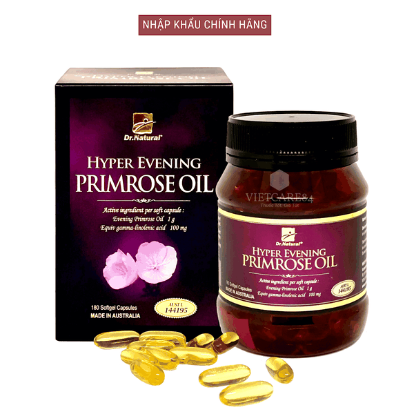 Viên uống Bổ Sung Nội Tiết Hyper Evening Primrose Oil 180 viên