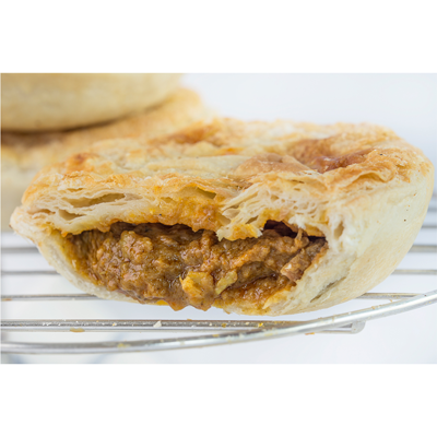 Beef & Curry Meat Pie