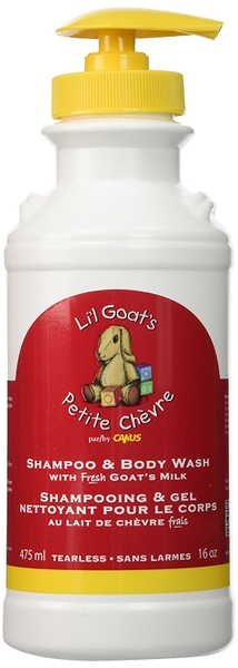 Sữa tắm gội trẻ em với sữa dê tươi Li'l Goat's- 475 mL