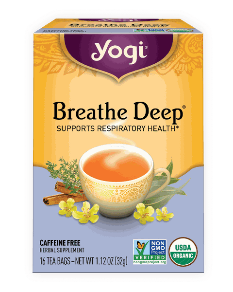 TRÀ HỮU CƠ YOGI HỖ TRỢ HÔ HẤP BREATHE DEEP