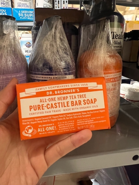 XÀ PHÒNG THANH HỮU CƠ DR BRONNER'S ALL-ONE HEMP PURE-CASTILE SOAP