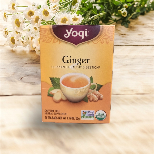 TRÀ GỪNG HỮU CƠ YOGI GINGER HỖ TRỢ TIÊU HÓA