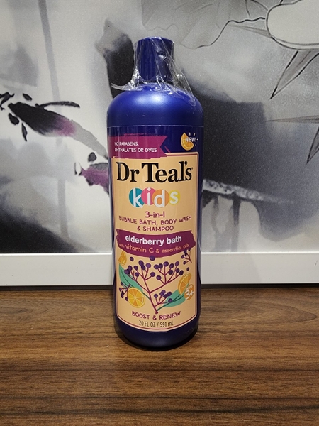 SỮA TẮM MUỐI EPSOM DÀNH CHO TRẺ EM DR TEAL'S 3 IN 1