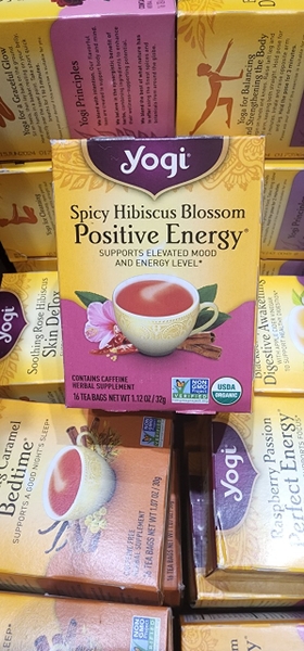 TRÀ HỮU CƠ YOGI HỖ TRỢ NÂNG CAO TÂM TRẠNG VÀ NĂNG LƯỢNG TÍCH CỰC POSITIVE ENERGY