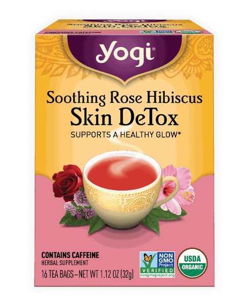 TRÀ HỮU CƠ YOGI HỖ TRỢ THẢI ĐỘC DA SKIN DETOX