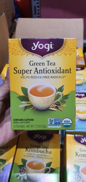 TRÀ HỮU CƠ YOGI CHỐNG OXY HÓA SUPER ANTIOXIDANT