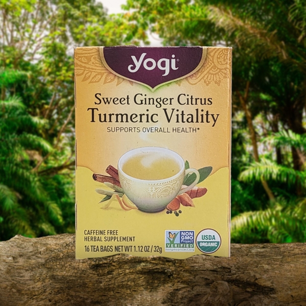 TRÀ YOGI HỮU CƠ CHANH GỪNG NGHỆ GINGER CITRUS TURMERIC VITALITY