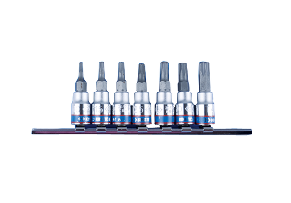 1/4" Bộ tuýp lú đầu sao 7 chi tiết Kingtony 2107PR