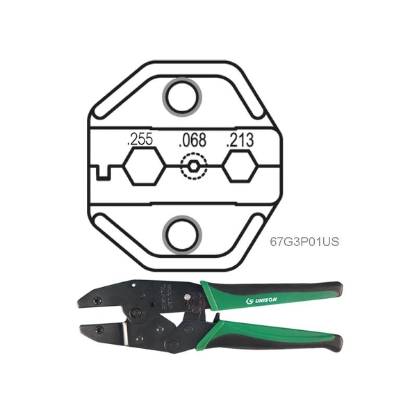 Kìm bấm Cos lục giác Unison 67G3-09US.