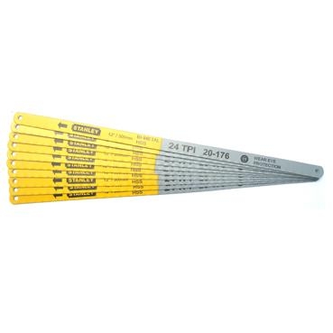 12 Lưỡi cưa sắt 24 răng Stanley 20-176