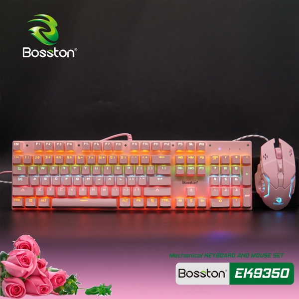 combo-phim-chuot-co-bosston-ek9350-hong-pink-hang-chinh-hang