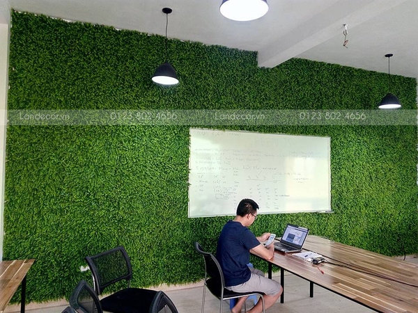 tường cỏ xanh cho văn phòng