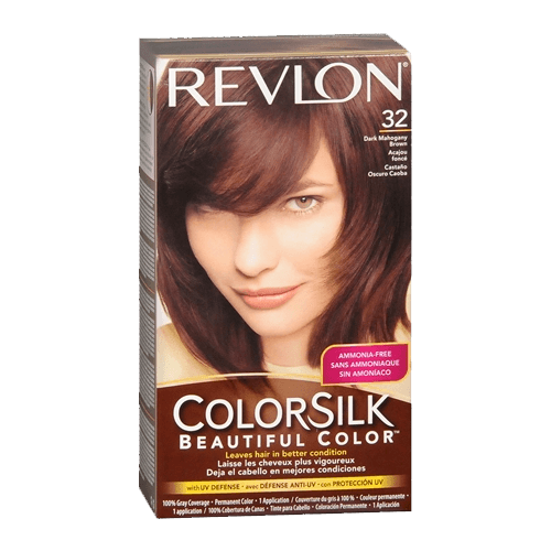 Thuốc nhuộm tóc Revlon ColorSilk Hair Color 32 Dark Mahogany Brown 1 t | CỬA HÀNG ĐỒ MỸ IMPORTO Thuốc nhuộm tóc Revlon ColorSilk Hair Color 32 Dark Mahogany Brown 1 t | CỬA HÀNG ĐỒ MỸ IMPORTO