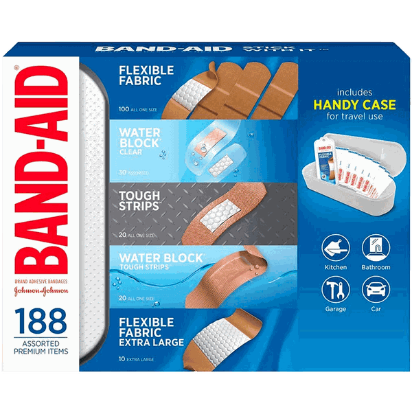 Băng cá nhân Band Aid 188 miếng