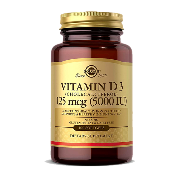 Vitamin D3 Cholecalciferol Solgar 125mcg 5000iu 240 viên
