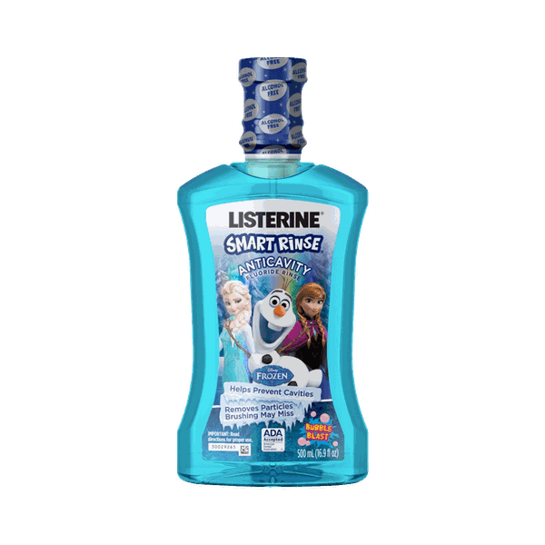 Nước súc miệng trẻ em Listerine Smart Rinse Anticavity 500ml