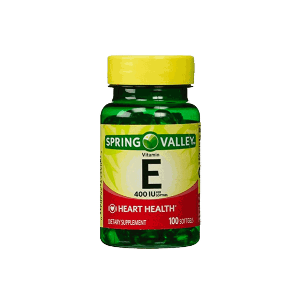 Thực phẩm chức năng bổ sung Vitamin E Spring Valley 400 IU 100 viên