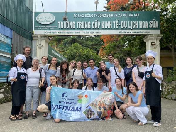 A Cultural Exchange at Hoa Sua School