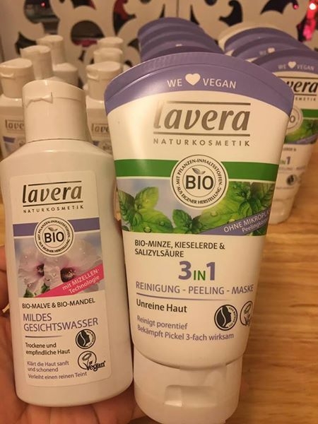 SỮA RỬA MẶT, NƯỚC HOA HỒNG  LAVERA NATURKOSMETIK