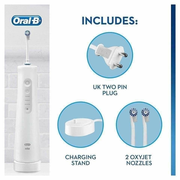 Máy tăm nước cầm tay Oral-B Aquacare 6 Pro-Expert OxyJet