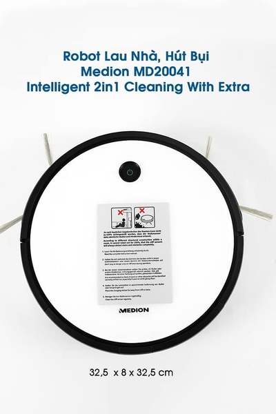 Robot Hút Bụi Lau Nhà Medion MD20041