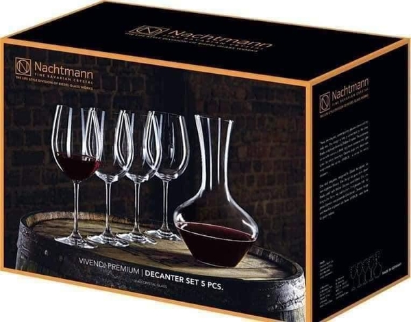 Bộ bình thở và ly uống rượu vang Nachtmann Vivendi Premium 93605