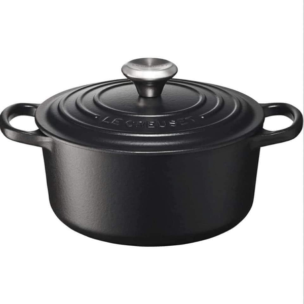 Nồi gang Le Creuset Brater rund Evo 20cm Schwarz Matt màu đen