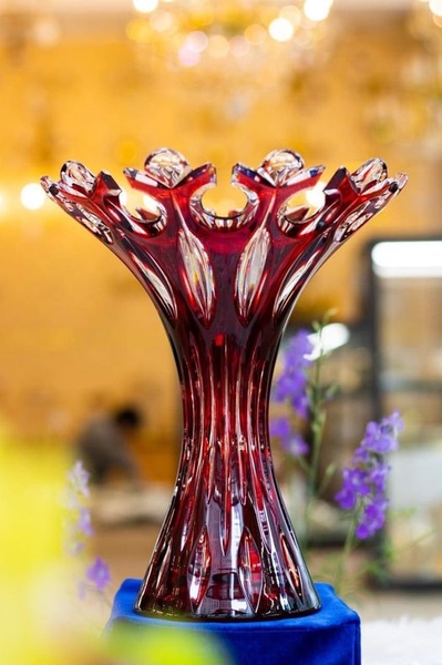 Lọ hoa pha lê Caesar Bohemia 30cm