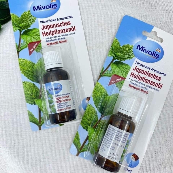 TINH DẦU BẠC HÀ MIVOLIS JAPANISCHES HEILPFLANZENÖLS 30ml