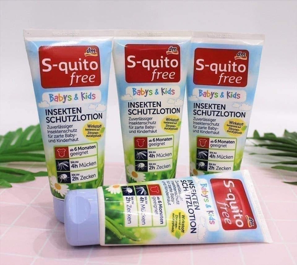 Kem Chống Muỗi Và Côn Trùng Đốt Squito Free Cho Trẻ Em Và Trẻ Sơ Sinh